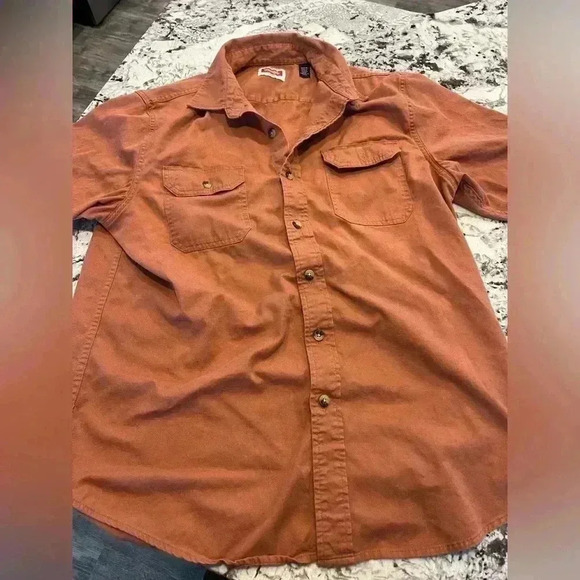 Super soft size medium men’s wrangler short sleeved button up shirt - Picture 1 of 5